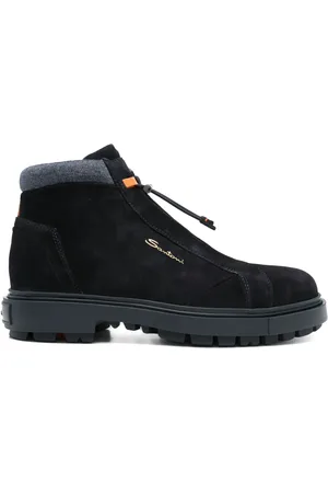 santoni Botas de gamuza