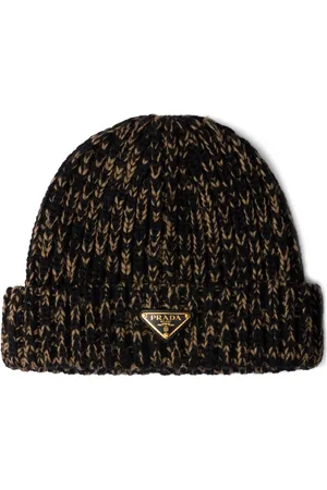 Prada Gorro con efecto melange