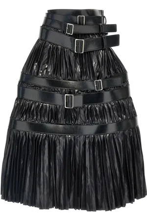 JUNYA WATANABE Falda midi con diseño plisado