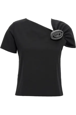 GIUSEPPE DI MORABITO Top con detalle de broche