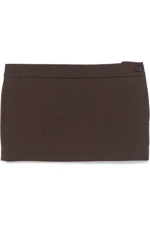 WARDROBE.NYC Falda corta con diseño micro