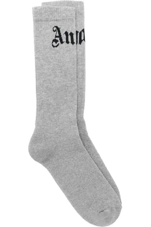 Palm Angels Calcetines con logo curvo