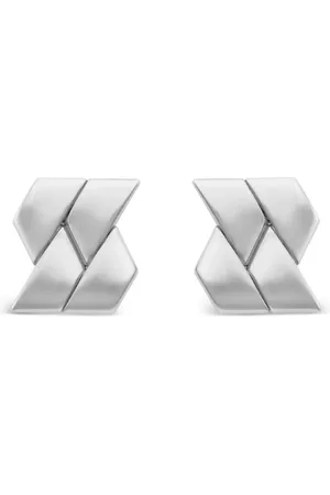 VERSACE Aretes Bind con aplique