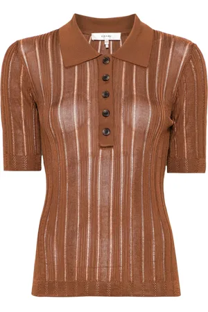 Frame Playera tipo polo tejida de canalé