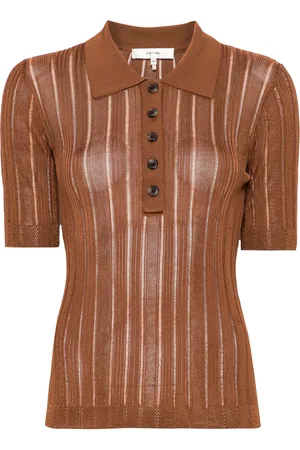 Frame Playera tipo polo tejida de canalé