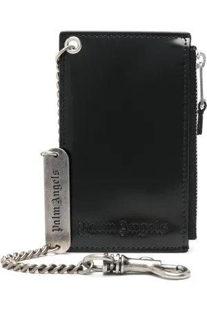 Palm Angels Tarjetero con placa del logo