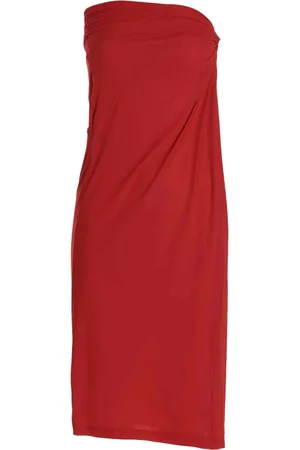 Atlein Falda midi con diseño drapeado