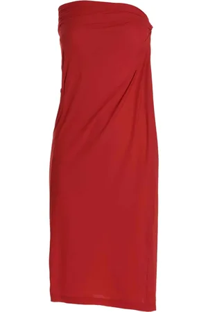 Atlein Falda midi con diseño drapeado