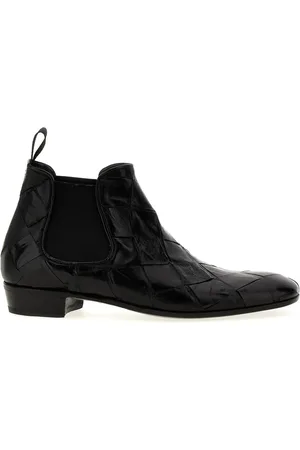 LIDFORT Botines con diseño entretejido