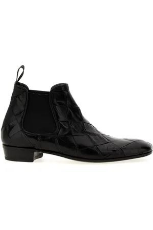 LIDFORT Botines con diseño entretejido