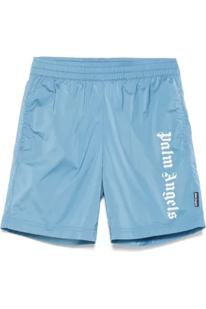 Palm Angels Shorts de playa con logo estampado