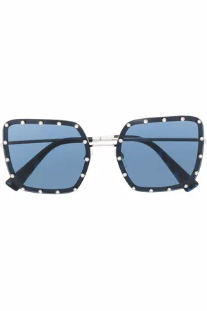 VALENTINO GARAVANI Lentes de sol con apliques de strass