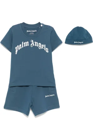 Palm Angels Set de shorts con logo estampado