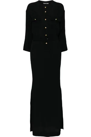 Tom Ford Vestido con estampado gráfico