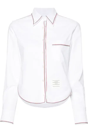 Thom Browne Camisa con ribete en contraste