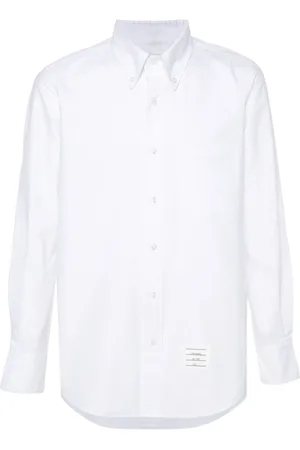 Thom Browne Camisa con motivo de rayas RWB
