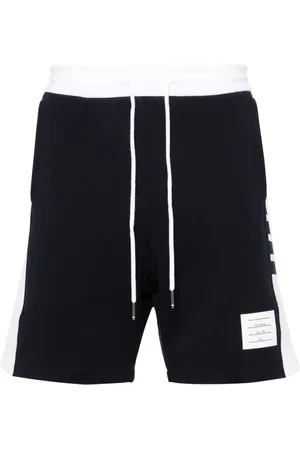 Thom Browne Shorts deportivos con tiro medio