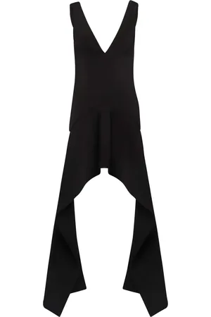 J.W.Anderson Vestido corto con diseño drapeado y cuello en V
