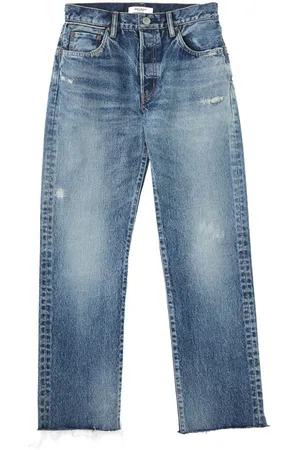 Moussy Jeans capri con diseño recto