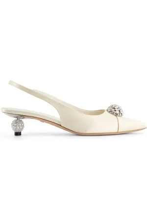 Giambattista Valli Zapatillas con detalles de cristal y tacón de 35mm