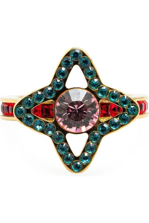 LOUIS VUITTON Anillo Gold Plated Rhinestone Berg Eye Candy 1990-2023