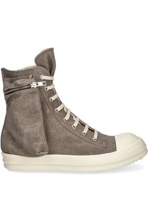 Rick Owens Tenis altos con bolsillos laterales