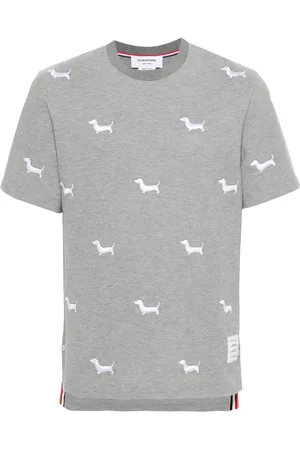 Thom Browne Playera con perro bordado