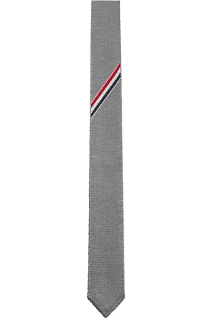 Thom Browne Corbata de seda reversible