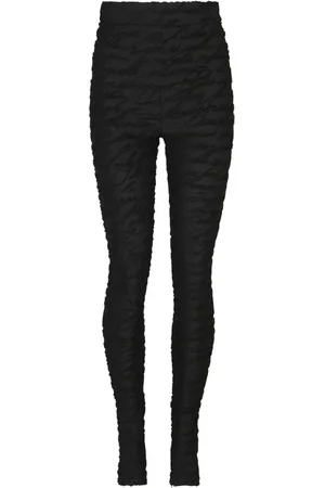 Balmain Leggins con monograma en jacquard