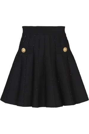 Balmain Falda con motivo de rayas