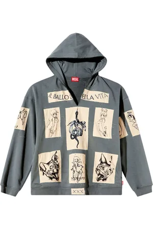 Diesel Hoodie S-Boxt de x Damiano David