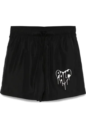 Palm Angels Shorts de playa con logo