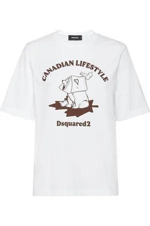 Dsquared2 Playera con logo estampado