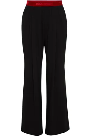 Dsquared2 Pantalones acampanados con logo en la pretina