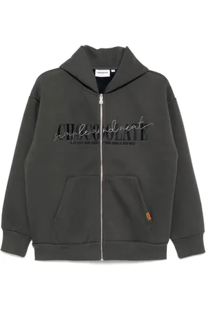Chocoolate Hoodie con logo y cierre