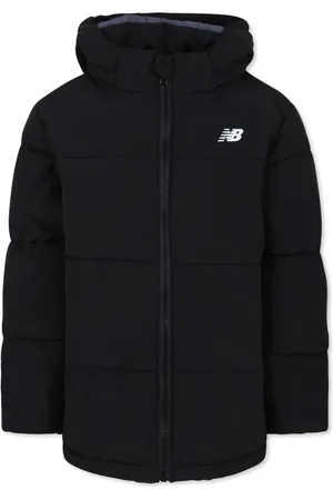 New Balance Chamarra capitonada con logo estampado