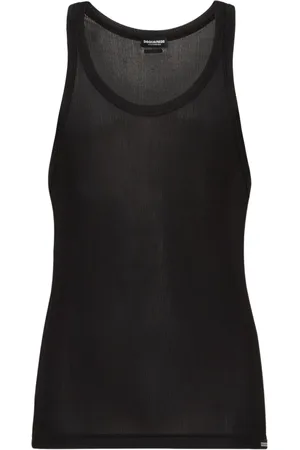 Dsquared2 Top sin mangas con placa del logo