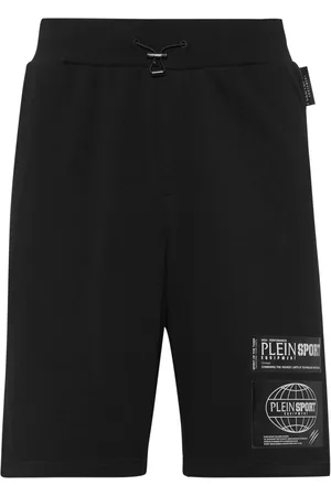 Philipp Plein Shorts deportivos con parche del logo