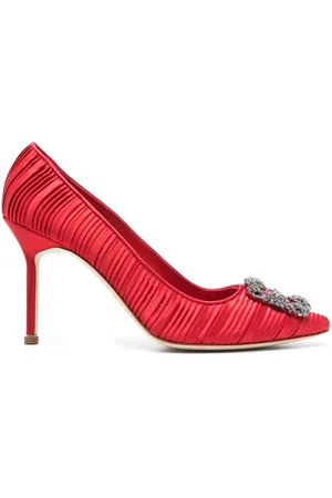 Manolo Blahnik Zapatillas Hangisi con tacón de 90mm