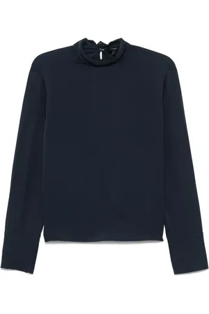 THEORY Blusa de seda georgette