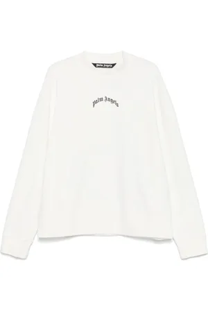 Palm Angels Sudadera con logo curvo