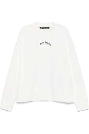 Palm Angels Sudadera con logo curvo