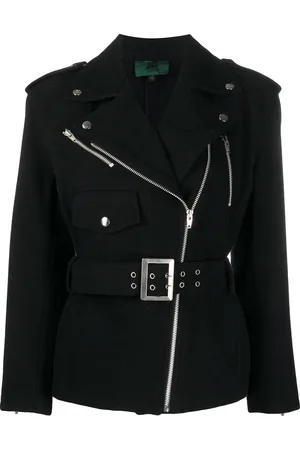 Jean Paul Gaultier Chamarra biker con cinturón 1990