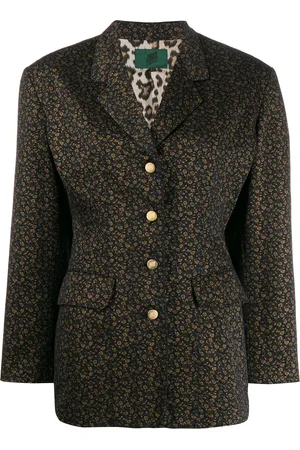Jean Paul Gaultier Blazer con motivo floral