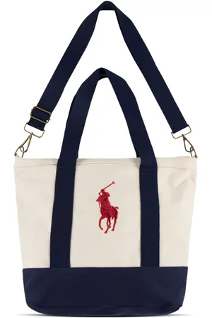 Ralph Lauren Bolsa de hombro con logo bordado