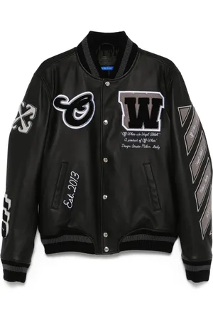 OFF-WHITE Chamarra bomber Full Leather