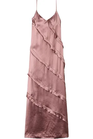 Twin-Set Vestido largo con volantes