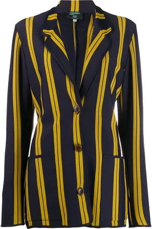 Jean Paul Gaultier Blazer a rayas con botones 1991