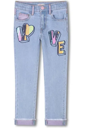 Billieblush Jeans con bordado love