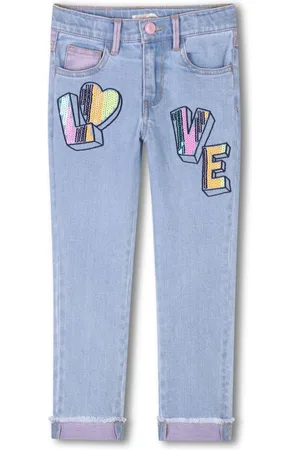Billieblush Jeans con bordado love